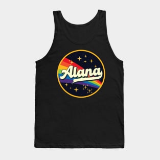 Alana // Rainbow In Space Vintage Style Tank Top